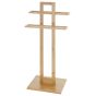 Επιδαπέδια Κρεμάστρα 2 Θέσεων από Bamboo 37x25x85cm MRShome DF-0092000