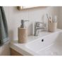 Δοχείο Κρεμοσάπουνου Stoneware 300ml 9x7.3x17.5cm Warm Grey 2U MRShome DF-0095003