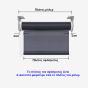 Double Ρόλερ Ρυθμιζόμενης Σκίασης 140x230cm Γκρι MRShome DRD-GR140230