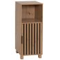Έπιπλο Ξύλινο με Ντουλάπι και Ράφι Καφέ 35x30x86cm MRShome DS-1371000