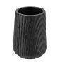 Ποτήρι Οδοντόβουρτσας Polyresin Μαύρο MRShome DS-4662L04