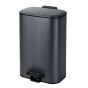 Κάδος Soft Close Μεταλλικός 30L Μαύρος Ματ 36.5x25x54cm MRShome DS-8847000