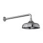 Horus Ascott Classic Collection - Anti-scale Nozzles Shower Head Diam. 220 Mm with Arm - Polished Nickel 00.506-NB