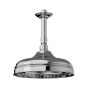 Horus Ascott Classic Collection - Anti-scale Nozzles Shower Head Diam. 220 Mm with Arm - Ceiling Installation - Chrome 00.510-CH