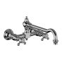 Horus Julia Victoria Julia Victoria Classic Collection - 2 Hole Wall Mounted Kitchen Mixer / No Waste - Polished Nickel 01.102-NB