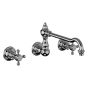 Horus Julia Victoria Julia Victoria Classic Collection - Concealed 3 Hole Wall Mounted Kitchen Mixer / No Waste - Matt Nickel 01.164-NM