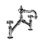 Horus Julia Victoria Julia Victoria Classic Collection - 2 Hole Basin Mixer - Polished Nickel 01.227-NB