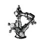 Horus Julia Victoria Julia Victoria Classic Collection - Monobloc Bidet Mixer with Automatic Pop-up Waste - Polished Nickel 01.311-NB