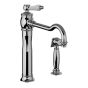 Horus Julia Victoria Julia Victoria Classic Collection - Single Lever Kitchen Mixer, Swivel Spout / No Waste - Polished Nickel 01.723-NB
