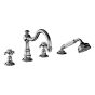 Horus Montmartre Classic Collection - 4 Hole Deck Bath / Shower Set - Polished Nickel 07.466-NB