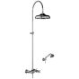 Horus Montmartre Classic Collection - Complete Wall Shower Mixer Centers 175 ± 30 Mm, Showerhead Ø 220 Mm - Chrome 07.544-CH
