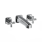 Horus Zéphyr Classic Collection - Concealed Wall Mounted 3 Hole Basin Set - Matt Nickel 16.263-NM