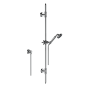 Horus Zéphyr Classic Collection - Wall Shower Set with Rail, Flexible Hose and Handspray - Polished Nickel 16.532-NB