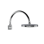 Horus Zéphyr Classic Collection - Anti-scale Nozzles Shower Head, Wall Mounted - Matt Black 16.535-NO