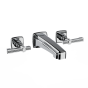 Horus Zéphyr Classic Collection - Concealed Wall Mounted 3 Hole Basin Set - Ice White 17.263-BI
