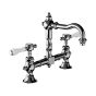 Horus Julia Victoria Julia Victoria Classic Collection - 2 Hole Basin Mixer with Waste - Polished Nickel 19.207-NB