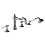 Horus Julia Victoria Julia Victoria Classic Collection - 4 Hole Deck Bath - Chrome 19.466-CH