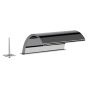 Horus Nouvelle Vague “part of Contemporary Collection - Deck Mounted Bath Mixer 3 Hole - Metal Gun 40.760-CF