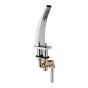 Horus Nouvelle Vague “part of Contemporary Collection - Deck Mounted Pull up Handset with Diverter & Flexible - Satin Brass 40.777-LS