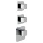 Horus Echo Equinox316 Collection - Trim for Thermostatic Mixer - Matt Black 43.522-NO