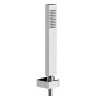 Horus Echo Equinox316 Collection - Wall Hook with Brass Handshower and Flexible Hose - Chrome 43.589-CH