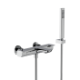 Horus Echo Equinox316 Collection - Complete Set / Exposed Thermostatic Wall Bath-shower Mixer - Satin Brass 43.714.E2-LS