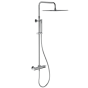 Horus Echo Equinox316 Collection - Complete Exposed Thermostatic Wall Shower Set - Chrome 43.797.E2-CH