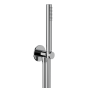 Horus Minoé Contemporary Collection - Inlet Wall Mounted Handshower Hook - Chrome 47.590-CH