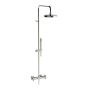 Horus Minoé Contemporary Collection - Complete Exposed Thermostatic Wall Shower Set - Metal Gun 47.797-CF