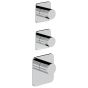 Horus Naja Contemporary Collection - Trim for Thermostatic Mixer. - Satin Brass 48.522-LS