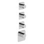 Horus Naja Contemporary Collection - Trim for Thermostatic Mixer. - Chrome 48.523-CH
