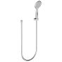 Horus Naja Contemporary Collection - Wall Hook with Handshower and Flexible Hose - Satin Brass 48.582-LS