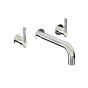 Horus Minoé Contemporary Collection - Wall Mounted 3 Hole Basin Set - for Splashback - Chrome 49.273-CH