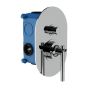 Horus Minoé Contemporary Collection - Concealed Wall Mounted Manual Mixing Shower Valve with Diverter - Matt Black 49.701-NO