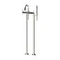 Horus Minoé Contemporary Collection - Complete Thermostatic Bath-shower Mixer with Pipes for Free Standing Bath - Matt Black 49.798-NO