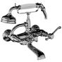 Horus Montmartre Classic Collection - Complete Wall Bath / Shower Mixer - Polished Nickel 50.424-NB