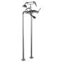 Horus Montmartre Classic Collection - Complete Mixer + Pipes for Free Standing Bath - Matt Nickel 50.498-NM