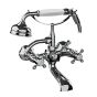 Horus Ascott Classic Collection - Wall Bath/ Shower Mixer Complete - Chrome 62.414-CH