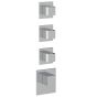 Horus Philae Equinox316 Collection - Trim for Thermostatic Mixer - Metal Gun 80.523-CF