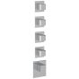 Horus Philae Equinox316 Collection - Trim for Thermostatic Mixer - Matt Black 80.524-NO