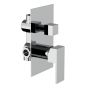 Horus Philae Equinox316 Collection - Concealed Shower Mixer - 2 Outlets with Diverter - Metal Gun 80.701.E2-CF