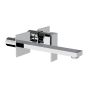 Horus Philae Equinox316 Collection - Concealed Wall 2 Hole Single Lever Basin Mixer - Matt Black 80.762.E2-NO