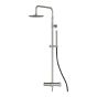 Horus Equinox316 Equinox316 Collection - Exposed Thermostatic Mixer Wall Shower - Stainless Steel 316 81.797-IX