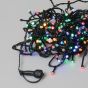 300Led Λαμπάκια Milky Buld Με Πρόγραμμα,Επέκταση Και Μετασχηματιστή Ip44 ,Πράσινο Καλώδιο/Πολύχρωμο Λαμπάκι (5cm Απόσταση) 15 Μέτρα Lianos 63371