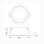 ΣΠΟΤ ΦΩΤΙΣΤΙΚΟ ΧΩΝΕΥΤΟ-ΚΩΔ. MIDEA-65 Sun Light