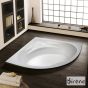 Μπανιέρα Ακρυλική Γωνιακή 120*120 εκ. Sirene Modena MOD120 