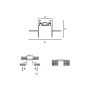 Orient - Μαγνητική Ράγα Χωνευτή 48V Λευκό Χρώμα Sun Light Orient-100RC