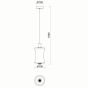 ΜΟΝΟΦΩΤΟ-ΚΡΕΜΑΣΤΟ ΦΩΤΙΣΤΙΚΟ-ΚΩΔ. PAUL-1P-AM Sun Light PAUL-1-AM