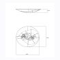 ΟΡΟΦΗΣ ΦΩΤΙΣΤΙΚΟ LED-ΠΛΑΦΟΝΙΕΡΑ-ΚΩΔ. SELENE-R-BK Sun Light