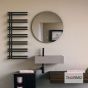 ΘΕΡΜ. ΠΕΤΣ/ΣΤΡΑ INOX SOLO 120x50 SILK BLACK SOL12050-401